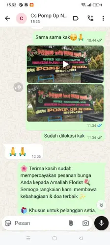 Testimonial Papan Bunga ciracas